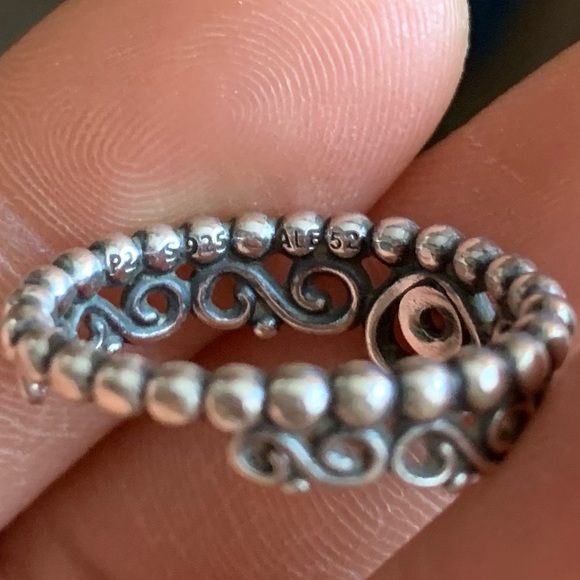 Retired Authentic Pandora The Princess Silver Ring Size US 6 Jewelry - Picture 11 of 13